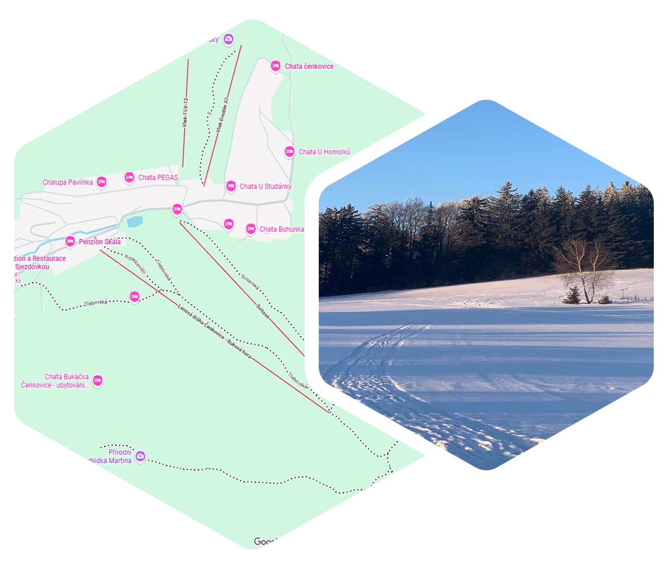 aktivity v okoli chalupa na strani cenkovice